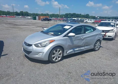 2012 Hyundai Elantra Limited (Ulsan Plant) from USA, damaged, VIN KMHDH4AE6CU231330